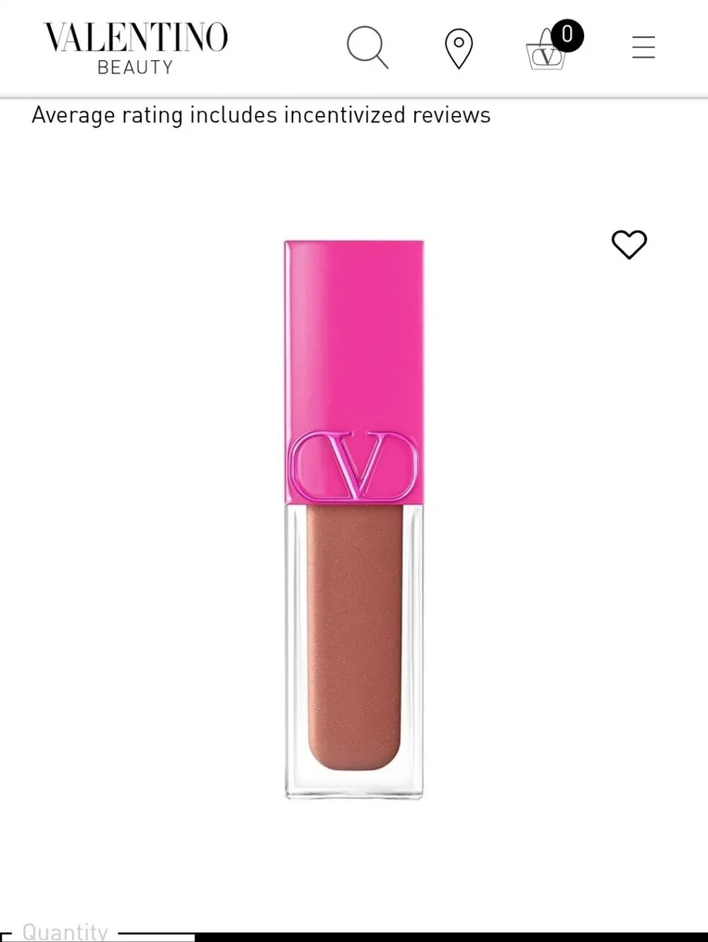 Valentino Puffer Shimmer Lip Gloss - 122A WARM IT UP